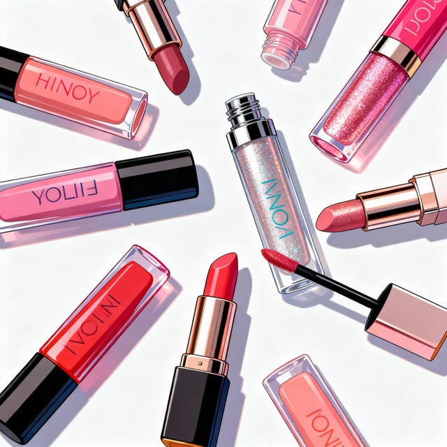 Lip Gloss Drawings - AI Generated Art gallery