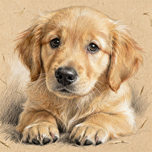 Dog Pencil Drawings - AI Generated gallery