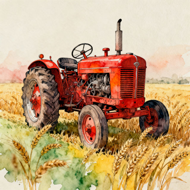 Tractor Drawings - Created with AI gallery