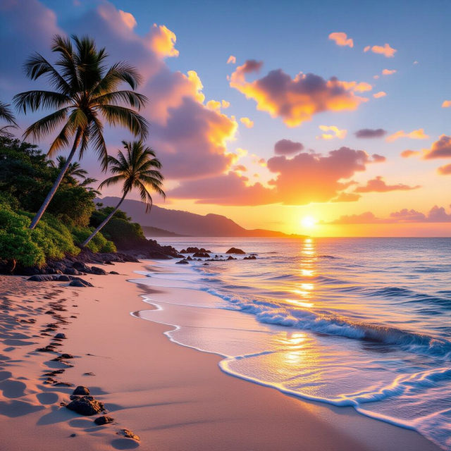 Coastal Wallpapers - AI Generated gallery