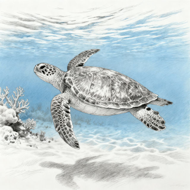 Drawing Of Turtle gallery