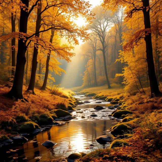 Desktop Wallpaper Fall - Made With AI gallery