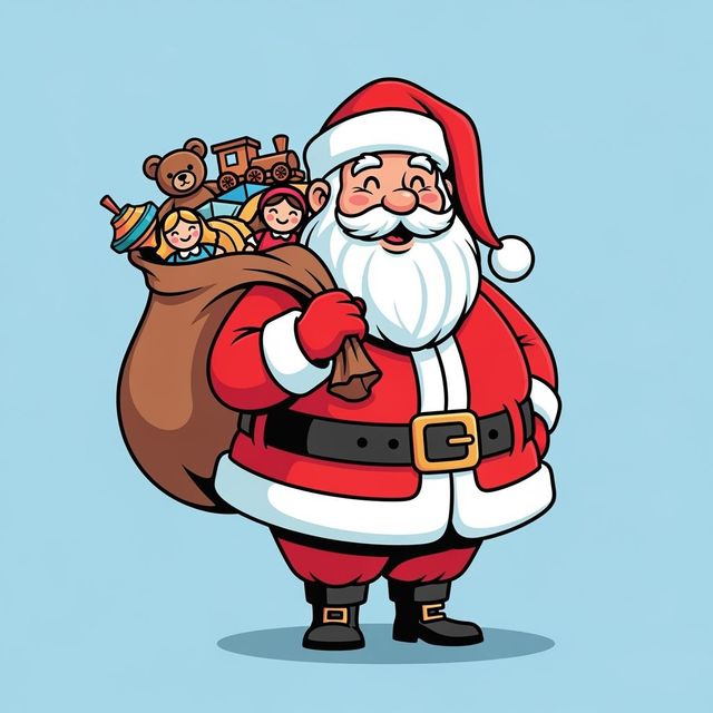 Create a Santa Claus Drawing With AI gallery