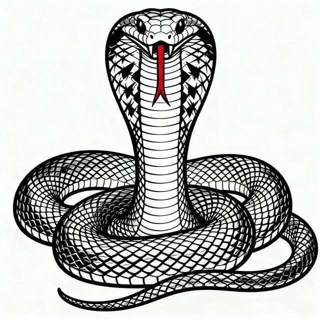 King Cobra Drawings - Made With AI gallery
