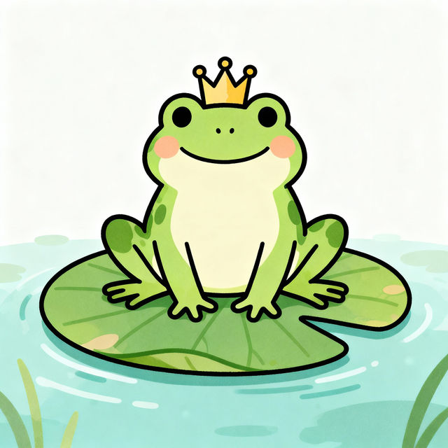 Froggy Frog Drawings - Cute AI Art gallery