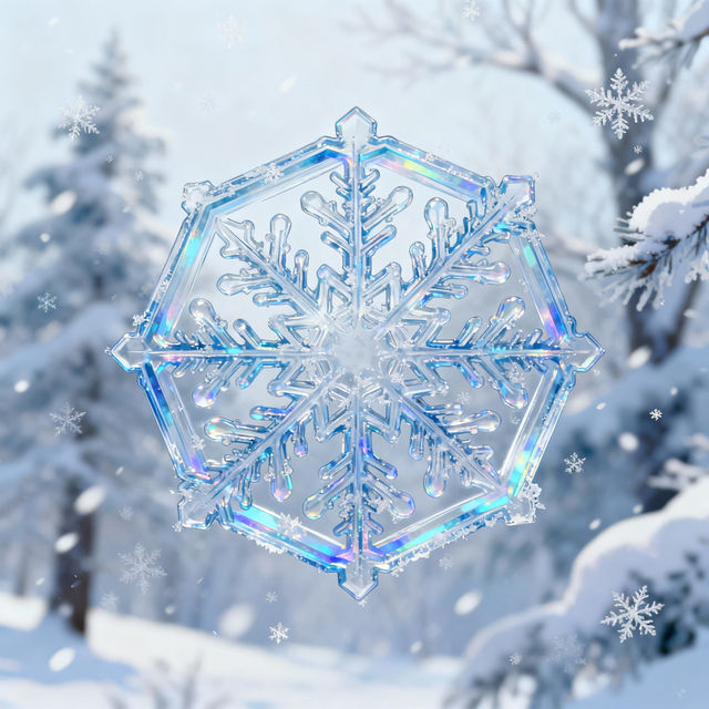 Drawing Snowflakes - AI Art gallery