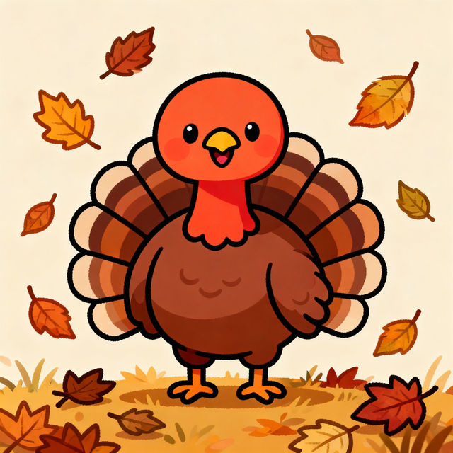 Easy Turkey Drawings - Made With AI gallery