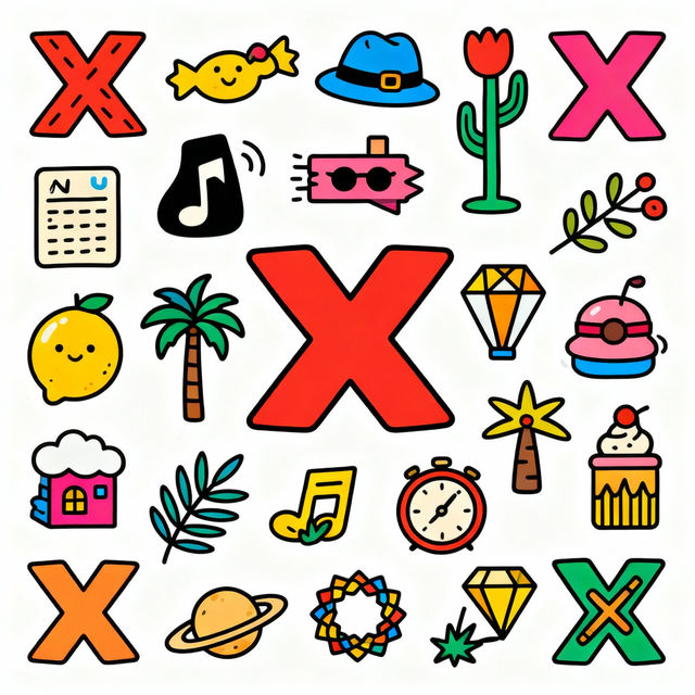 X Clip Art - Made With AI gallery