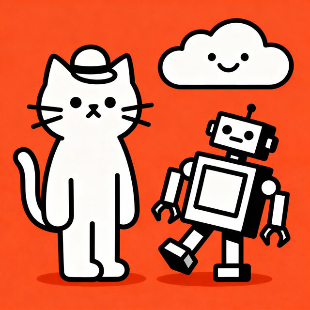 Funny Simple Drawings - Made With AI gallery