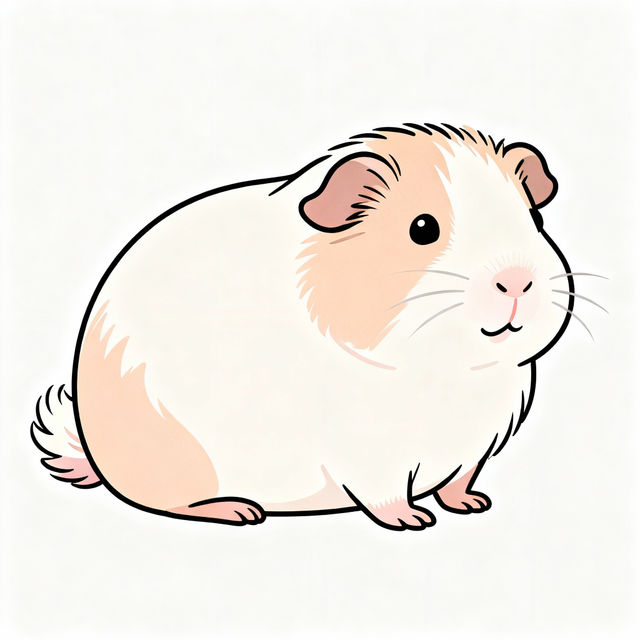 Guinea Pig Drawing Easy gallery