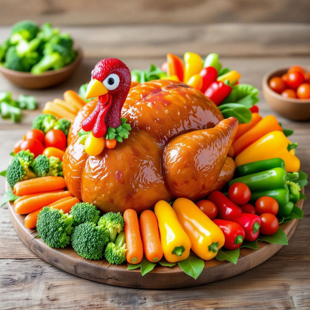 Turkey Veggie Tray Pictures gallery