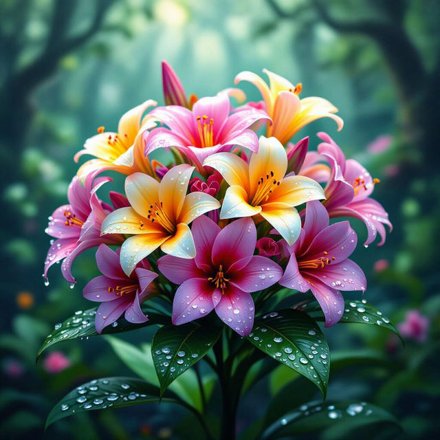 Wallpaper Of Flowers - Made With AI gallery