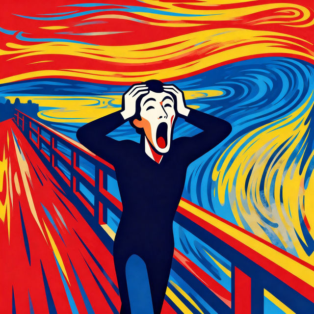 Scream Drawing Easy gallery