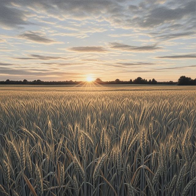 Browse and Generate Wheat Drawings gallery