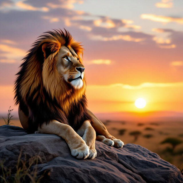 King Lion Images - Majestic AI Art gallery