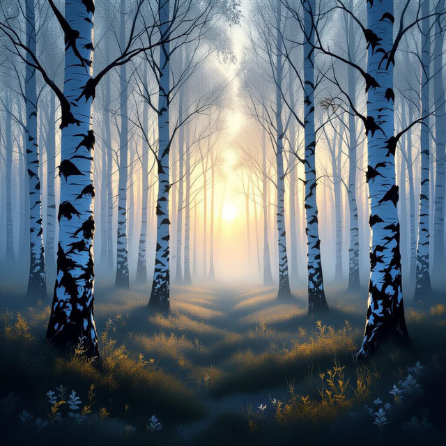 Birch Forest Concept Art gallery