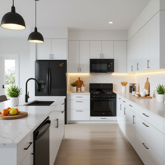 Pictures Of Kitchens With Black Stainless Steel Appliances gallery