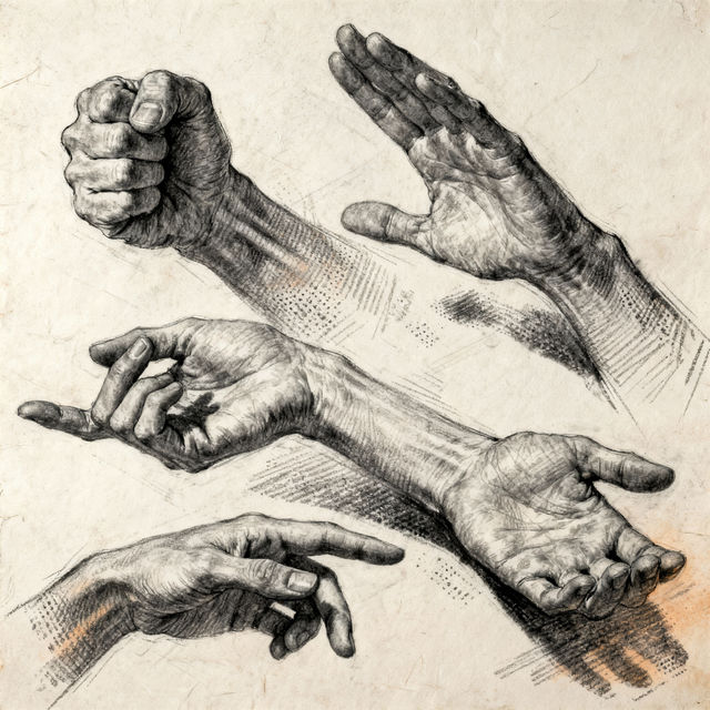 Drawing Studies - AI Generated gallery