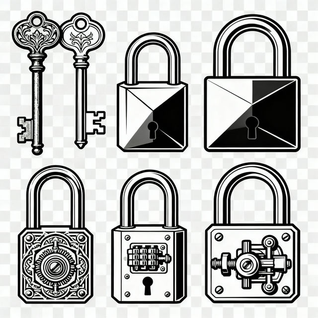 Lock Clip Art gallery