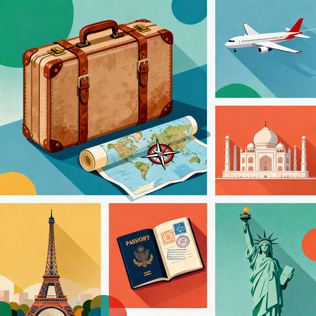 Travel Clip Art - Made With AI gallery