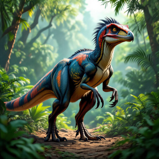 Utahraptor Art - Created With AI gallery
