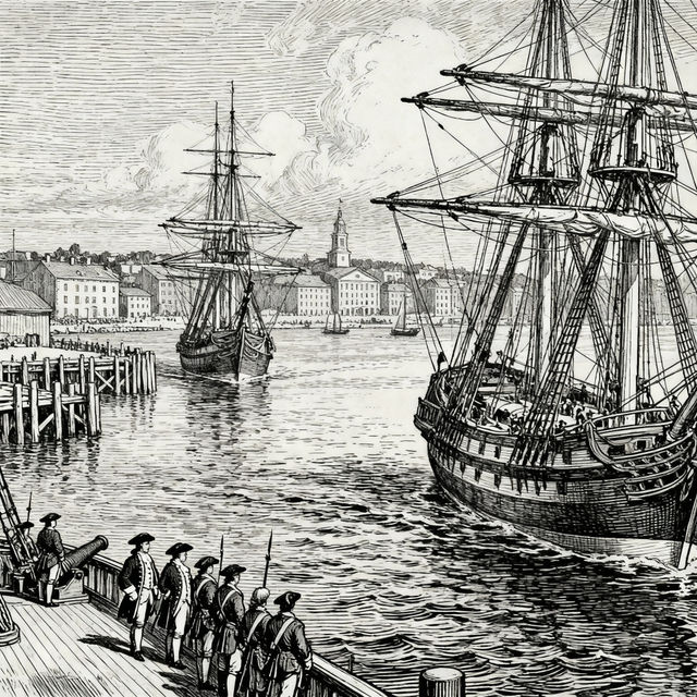 Intolerable Acts Drawings - AI Generated gallery