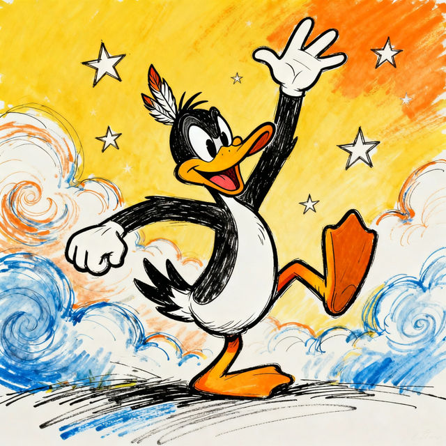 Daffy Duck Drawings gallery