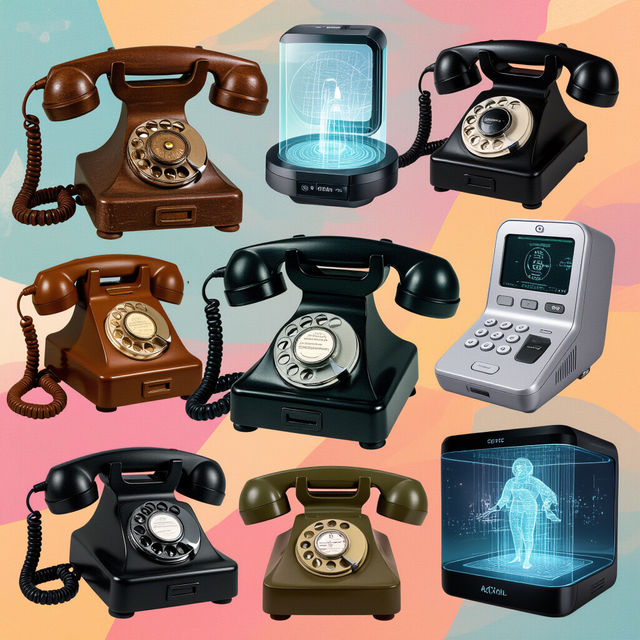 Telephone Images - Made With AI gallery