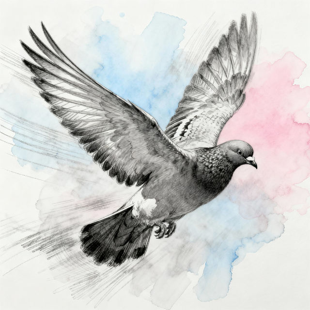 Pigeon Drawings - AI Generated Art gallery