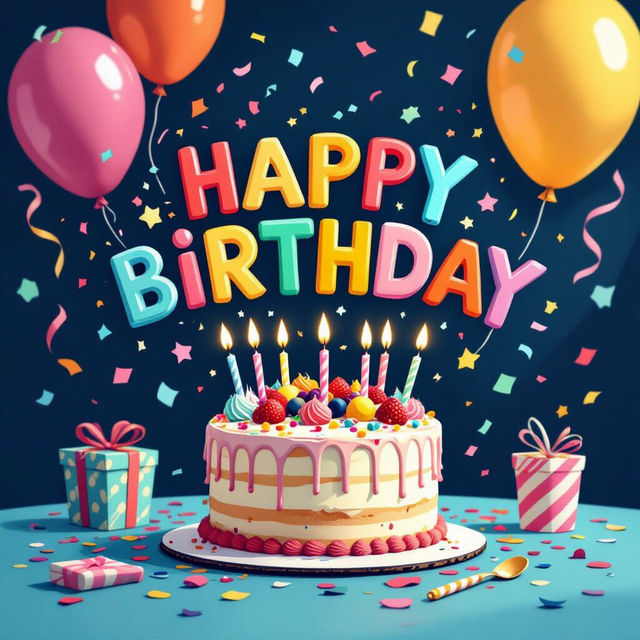Cool Happy Birthday Images - Made With AI gallery
