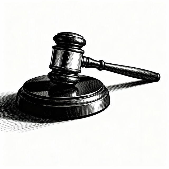 Judge Hammer Drawings - AI Generated gallery