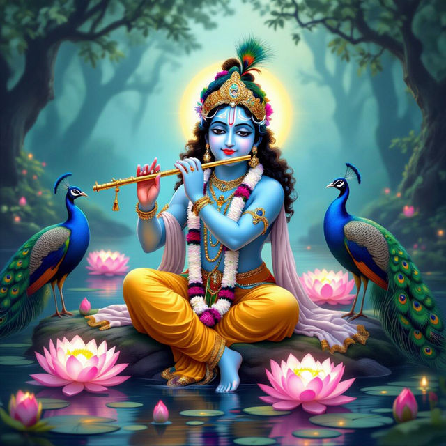 Lord Krishna Images - AI Generated gallery