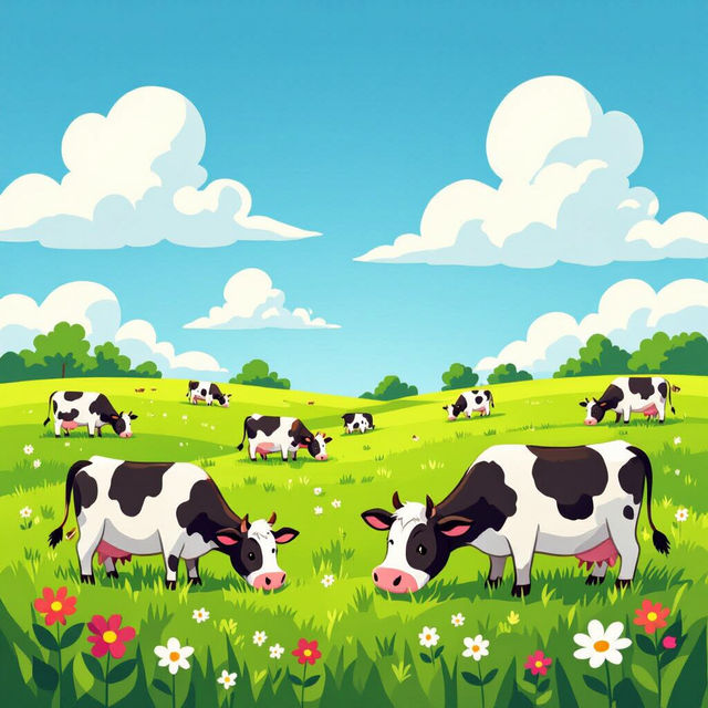 Cow Wallpaper - AI Generated gallery