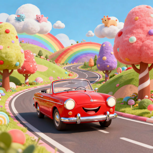 Car Cartoon Drawings - AI Powered gallery