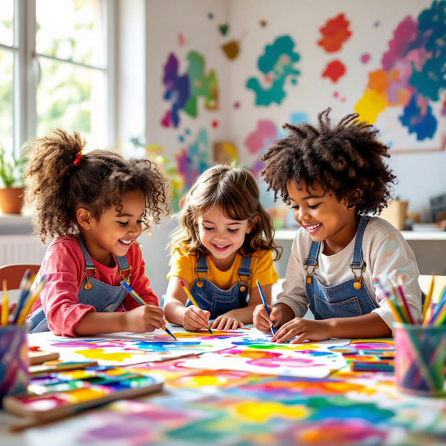 Art Class For Kids - Fun & Creative AI Art gallery