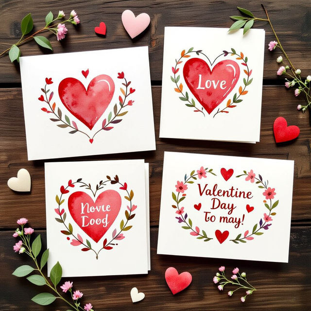 Simple Handmade Valentine Cards Images gallery