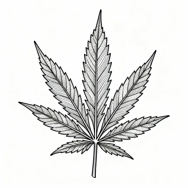 Pot Leaf Drawings - AI Generated gallery