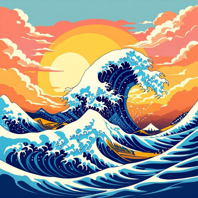 Great Wave Wallpaper gallery