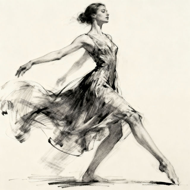 Fashion Sketch Body - AI Generated gallery