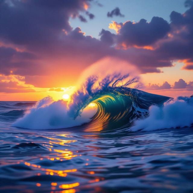 Wave Images - Created With AI gallery