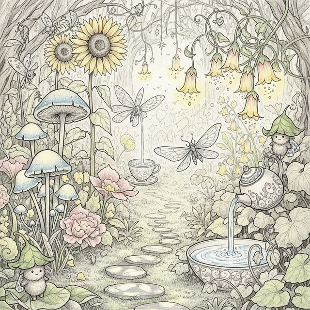 Discover Enchanting Drawing Garden Art gallery