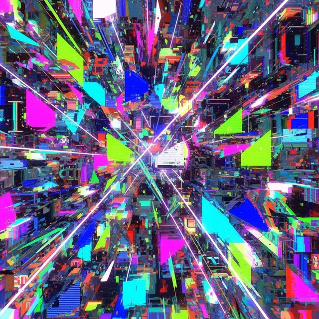 Explore Stunning Glitch Art Created With AI gallery