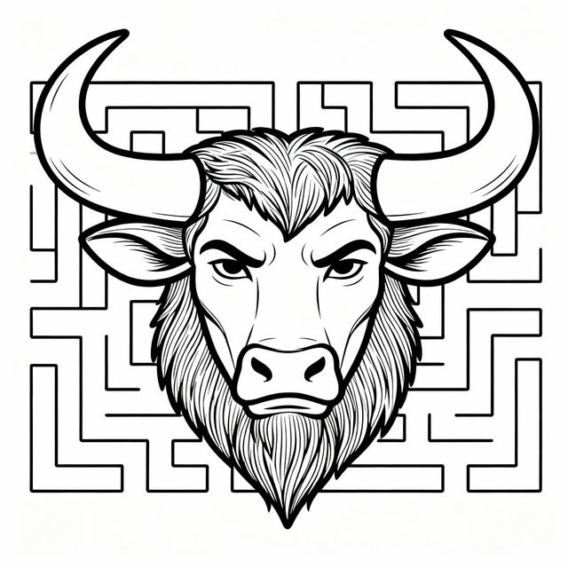 Minotaur Drawing Easy - AI Generated gallery