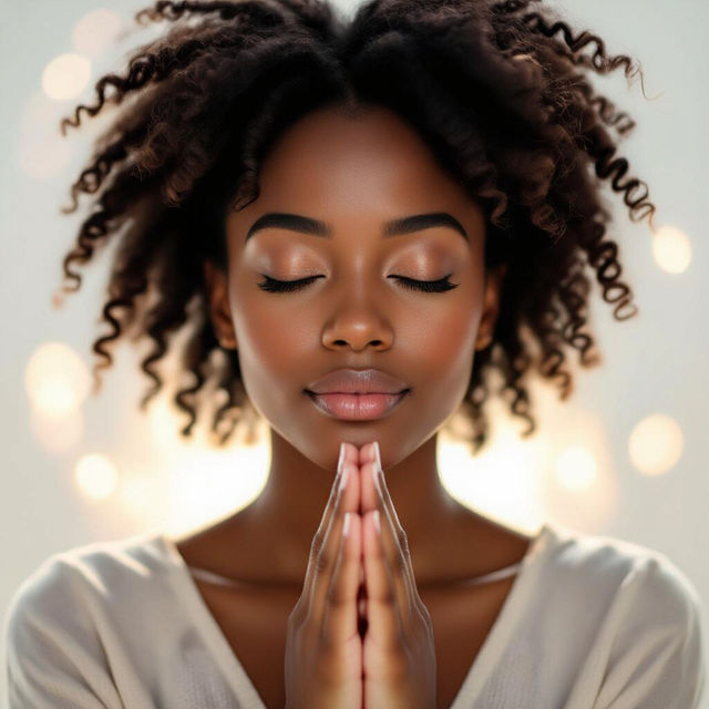 Black Woman Praying Art gallery