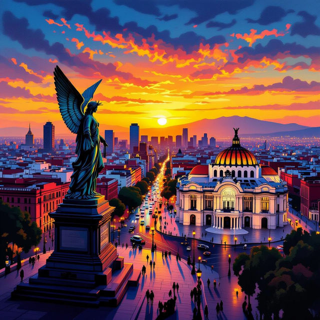 Pictures of Mexico City - AI Generated gallery