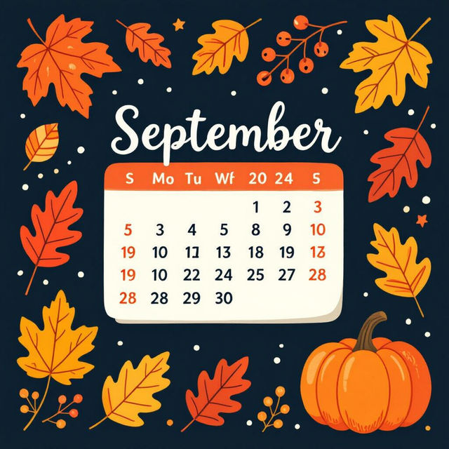 September 2024 Calendar Wallpapers gallery