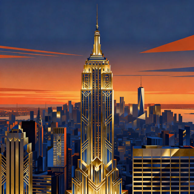 Empire State Building Art Deco Art gallery