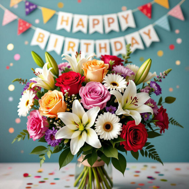 Happy Birthday Flowers Images Gallery gallery