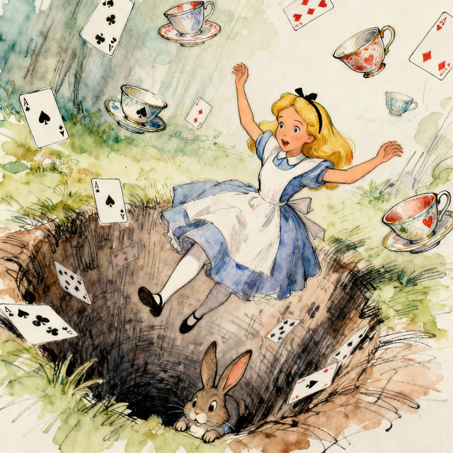Alice in Wonderland Drawings gallery