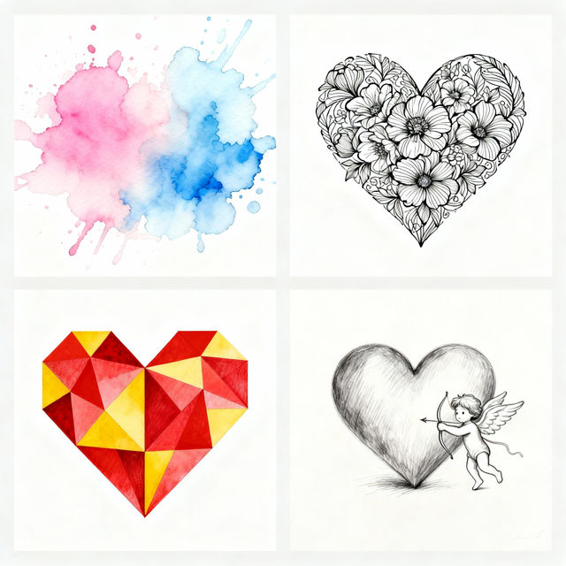 Hearts Drawings - Create Your Own gallery